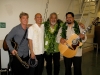 backstage with Hapa (Barry Flanagan, Nathan Aweau, Charles Ka`upu)